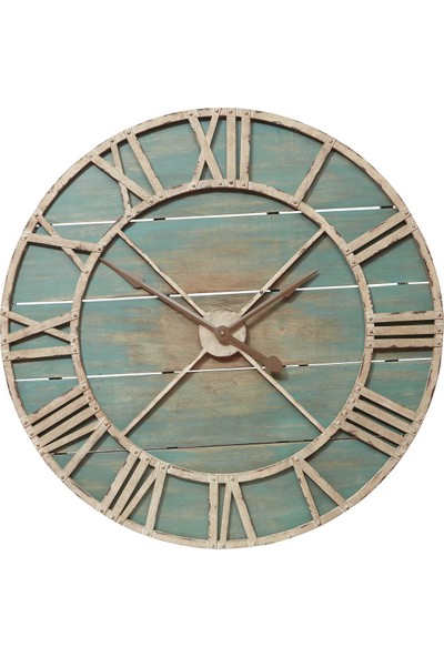 Ahşap Yuvarlak Duvar Saati